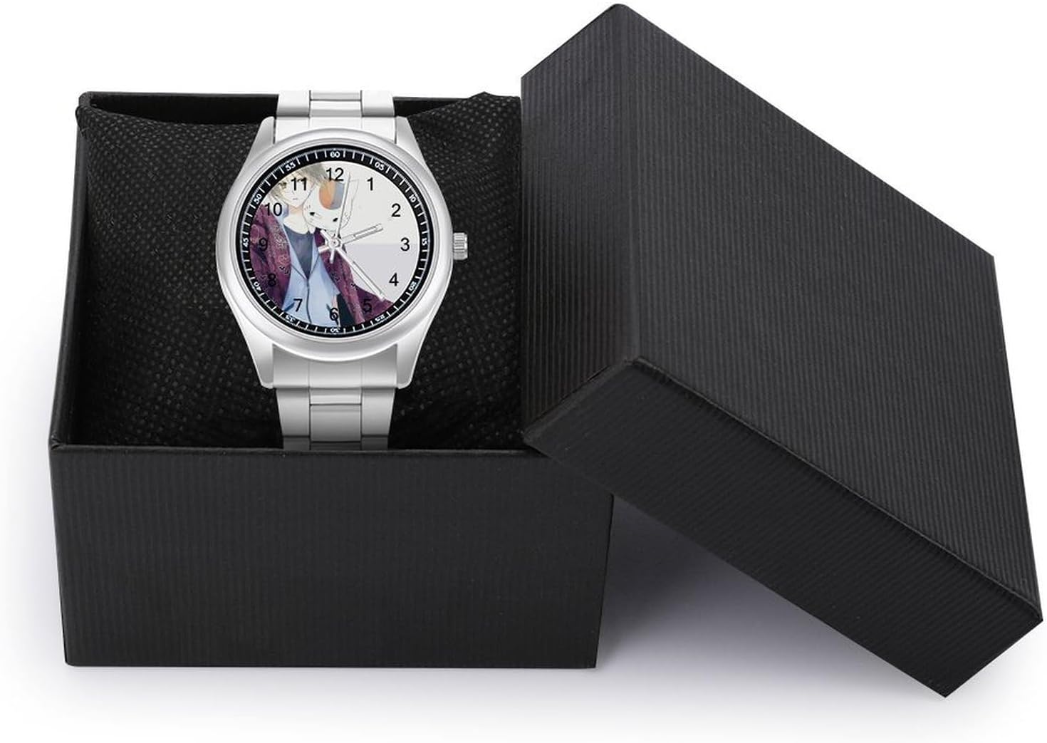 Natsume Book of Friends Wristwatch, Anime, Inexpensive, Wristwatch, Stylish, Simple, Fashion, Lightweight, Simple Dial, Easy to Read, School, Work, Gift, Women's Wristwatch, Men's Wristwatch, Anime