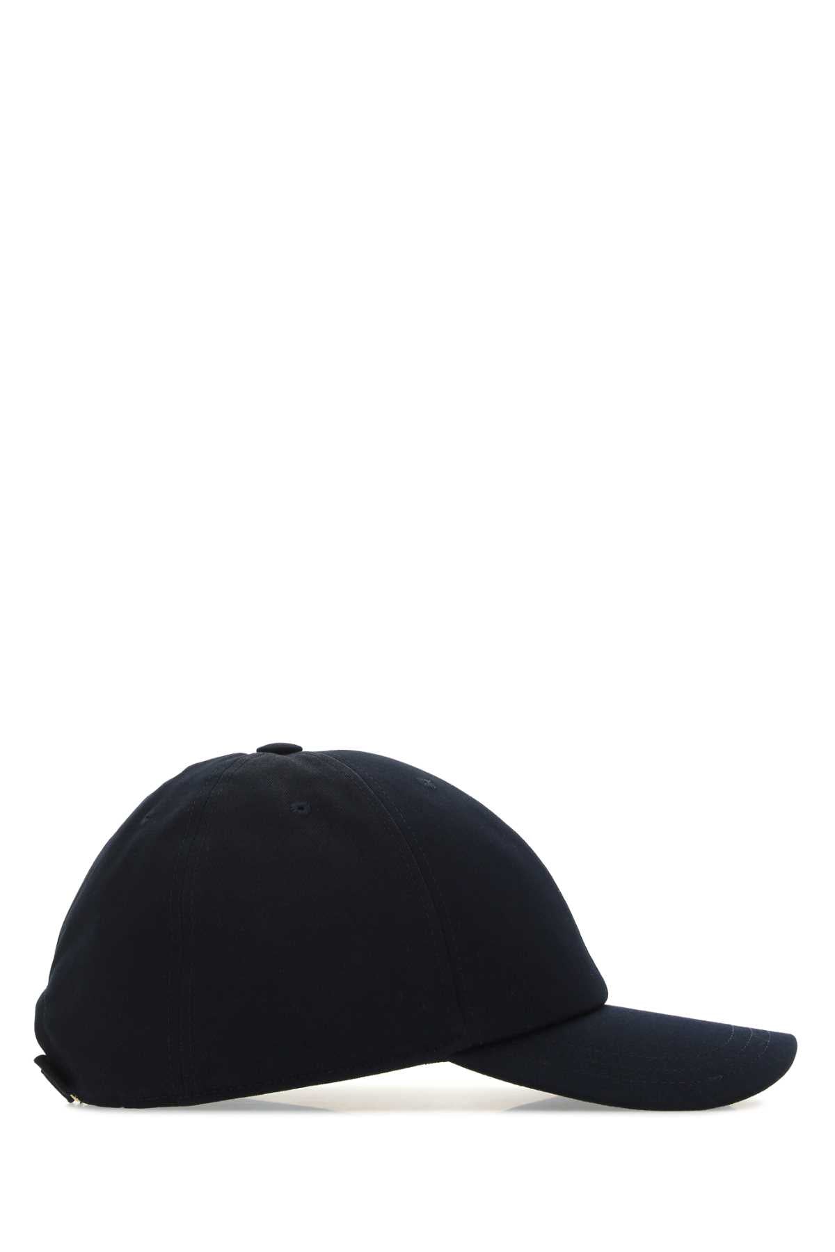 Thom Thom Browne Midnight Blue Cotton Baseball Cap - Image 3