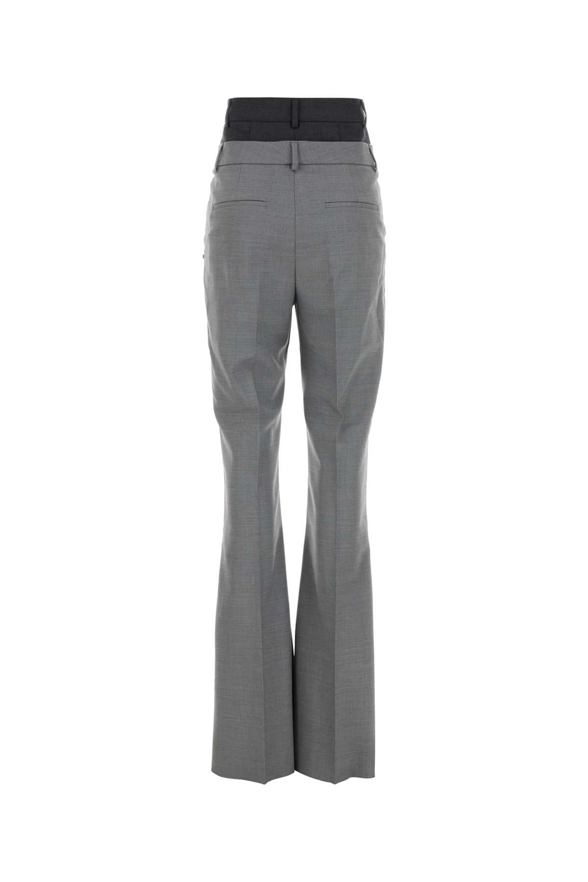 Sportmax SportMax Grey Wool Lince Pant - Image 3
