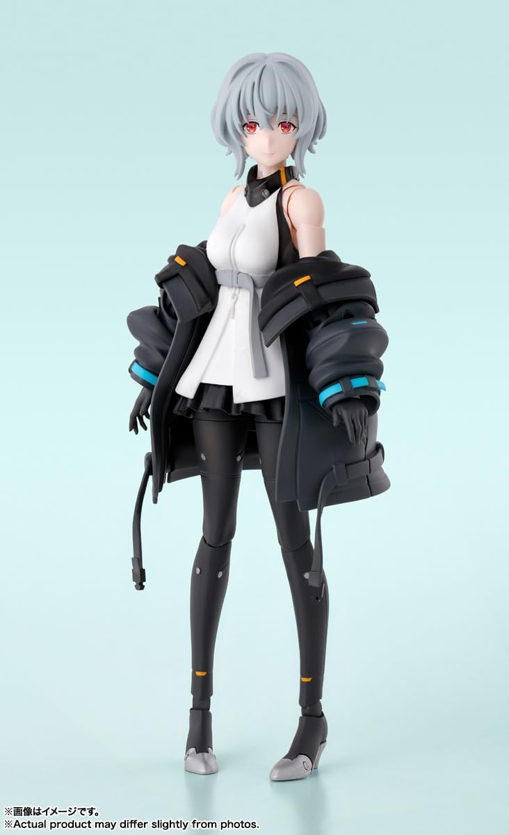 BANDAI SPIRITS S.H. Figuarts Synduality Noir, Approx. 5.7 inches (145 mm), PVC Pre-painted Action Figure