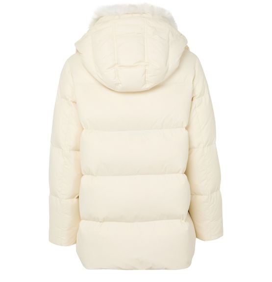 YVES SALOMON Hooded puffer jacket with a fox fur collar - Image 3