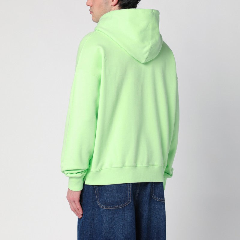 Off ロゴ付きのホワイト™ミントグリーンスウェットシャツ - Image 3