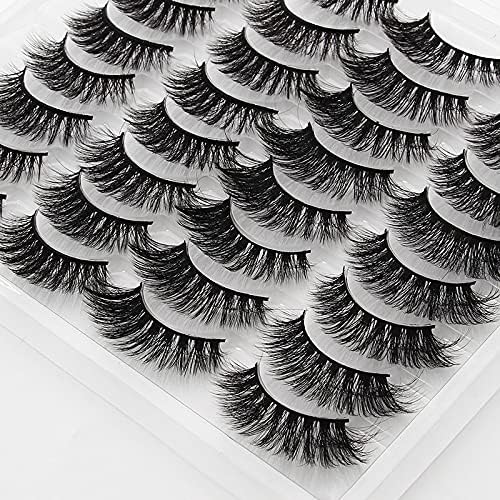 16 Pairs L2 Series False Eyelashes, Ultra Dense, Recitals, Stage, Everyday Makeup! Natural Long Eyelash Extensions, Fake Eyelashes! (L208)