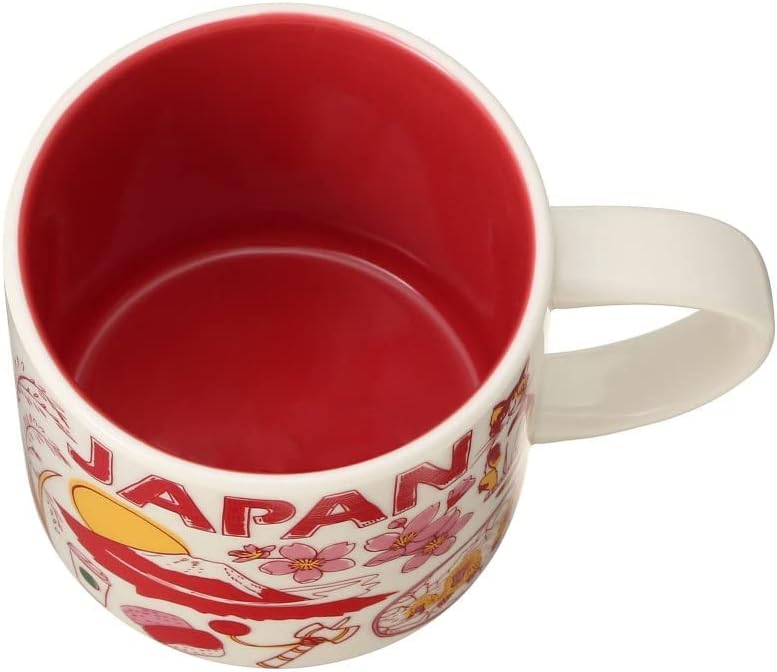 Starbucks Been There Series Mug JAPAN 14.2 fl oz (414 ml), Mt. Fuji, Three Hair Cat, Hot Springs, Innao, Sushi, Sumo Sakura, Sakura, Cup, Pink, Spring, Cute, Fashionable, Birthday, Present, Gift, Return