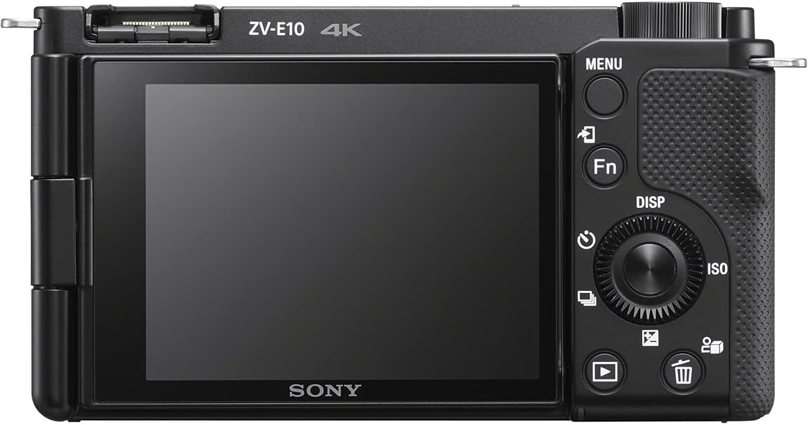 Sony ZV-E10 Mirrorless Digital Camera ZV-E10 Power Zoom Lens Kit (Included Lens: SELP16502), Black, ZV-E10K BQ Lens Replaceable APS-C E10K Black