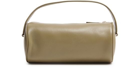 Round 90'S handbag in leather - Image 3