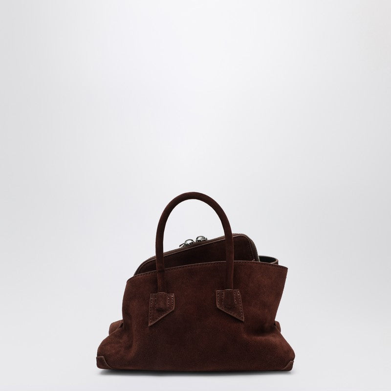 The Attico Brown Suede La Passeggiataミニバッグ - Image 3