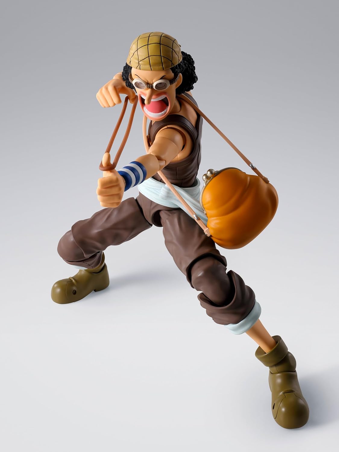 TAMASHII NATIONS S.H. Figuarts One Piece Usopp - Dawn of Adventures, Approx. 5.7 inches (145 mm), PVC & ABS Pre-painted Action Figure