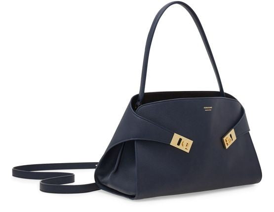 FERRAGAMO Hug soft bicolor shoulder bag (M) - Image 3
