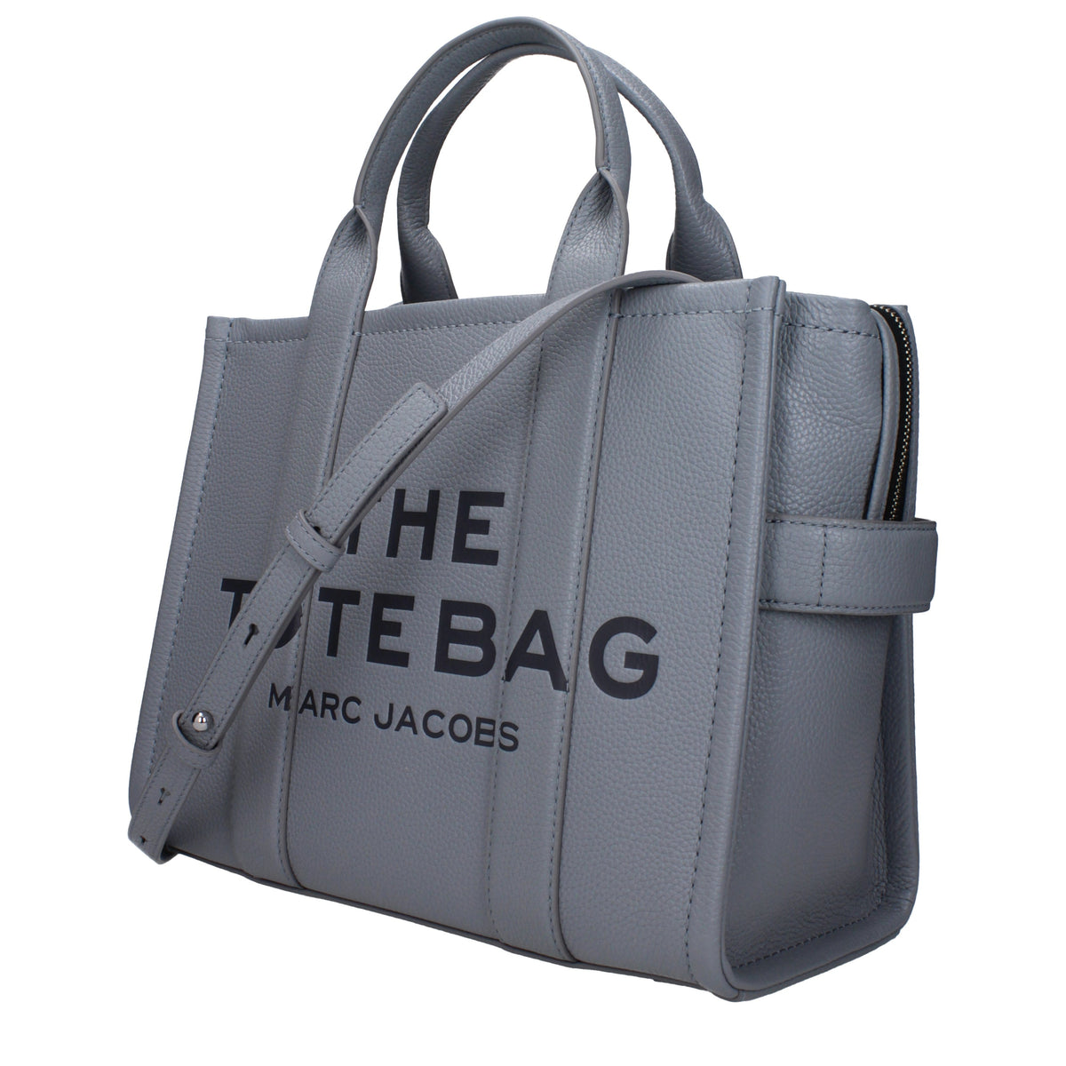 Marc マークジェイコブスハンドバッグ女性レザーグレー/グレーウルフ - Image 3
