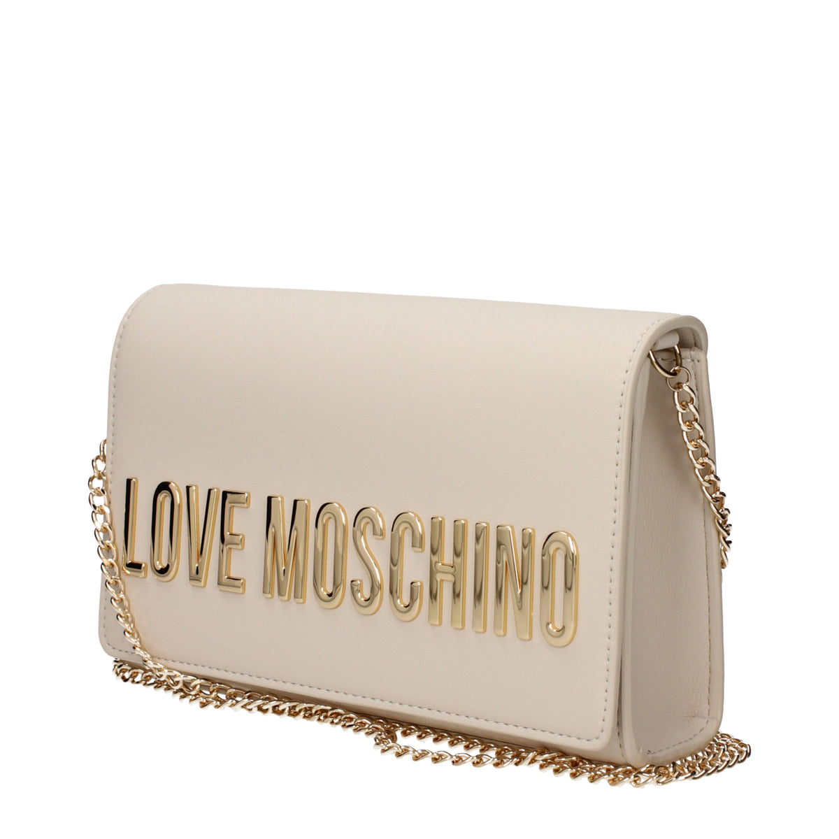 Moschino 愛のモスキーノは女性ポリウレタンベージュ/アイボリーを握ります - Image 3