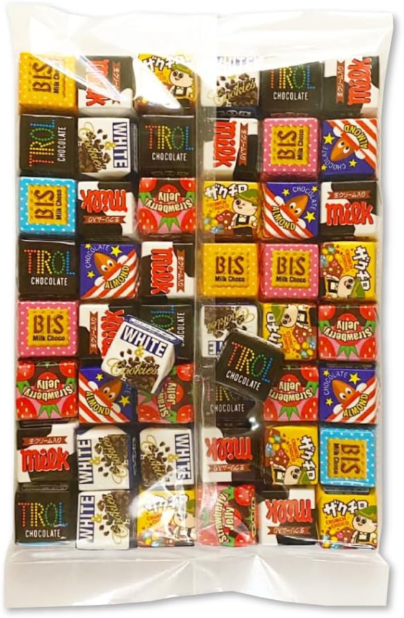 Tyrol Chocolate Variety Share Pack, Set of 50, Large Capacity, Tyrolean Assortment, Popular, Assorted
