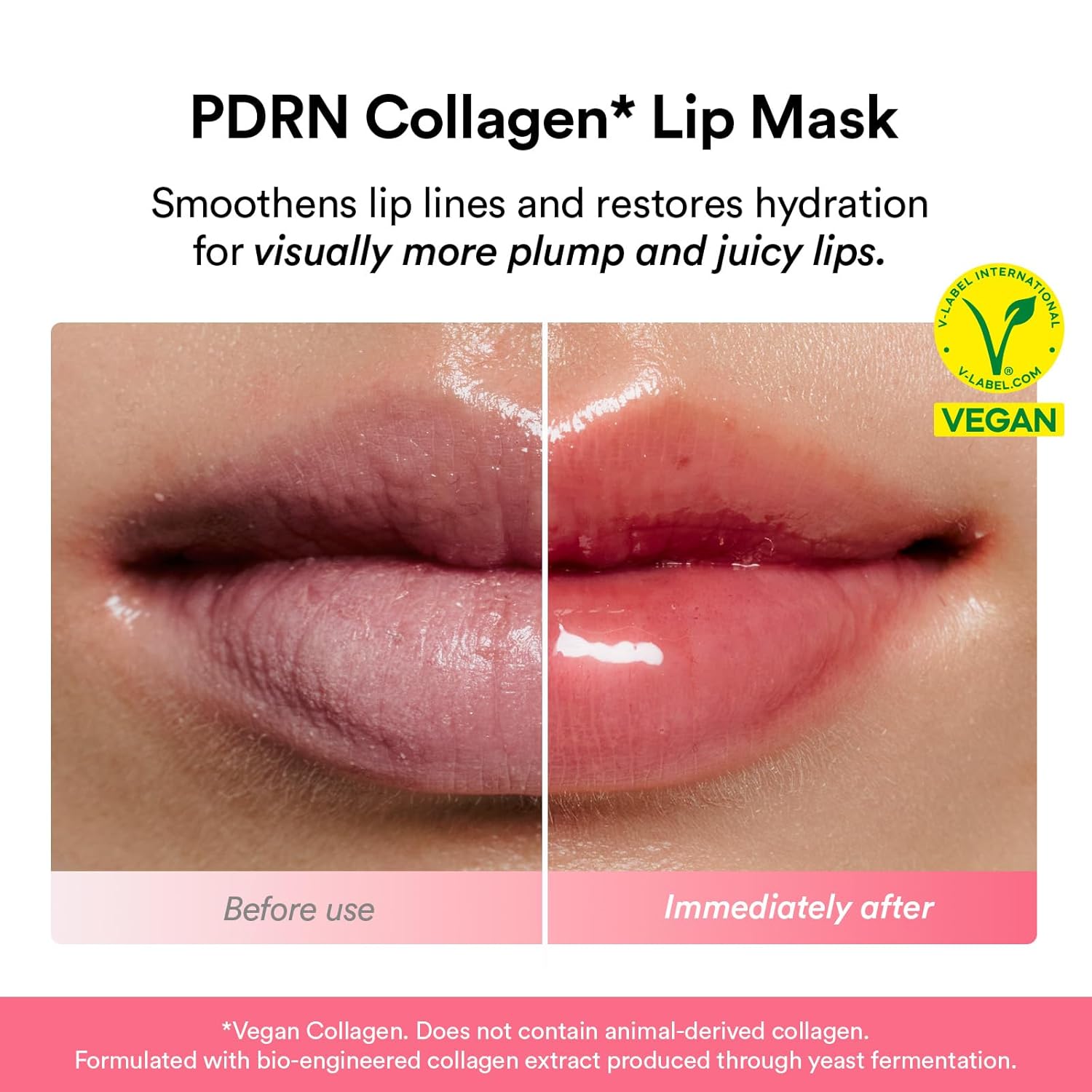 Abib PDRN Mascarilla de Labios de Colágeno en Gel Brillante 11.3 ml | Mantequilla Labial Coreana, Bálsamo de Cuidado Nocturno Hidratante, Tratamiento Hidratante para Labios Escamosos y Secos