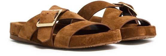 LOEWE Ease Buckle slide in suede - Image 3