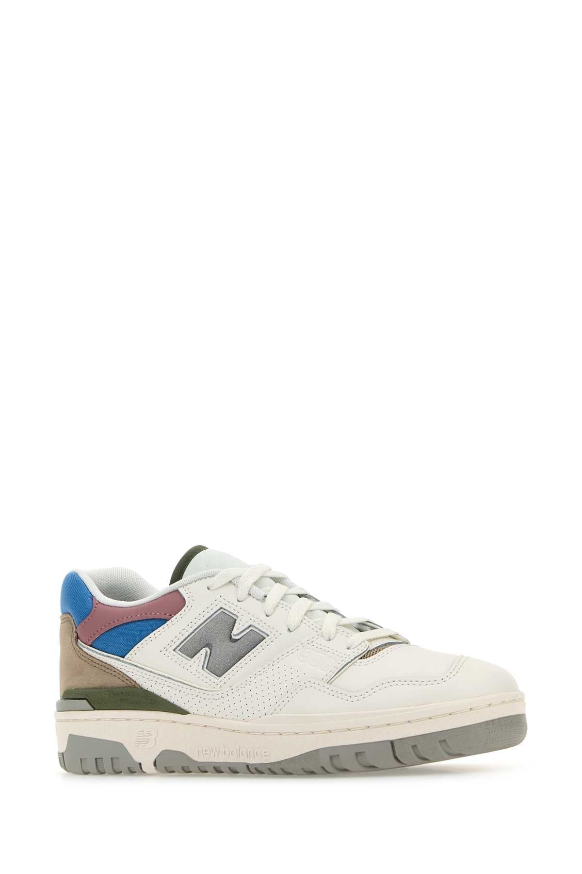 Designer Brand ニューバランスマルチカラーレザー550スニーカー - Image 3