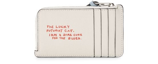 LOEWE Futurist Cat coin cardholder in classic calfskin - Image 3