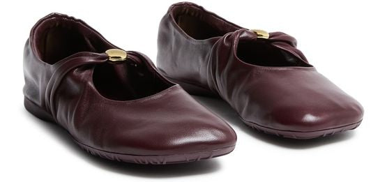LOEWE Pebble ballerinas in soft nappa lambskin - Image 3