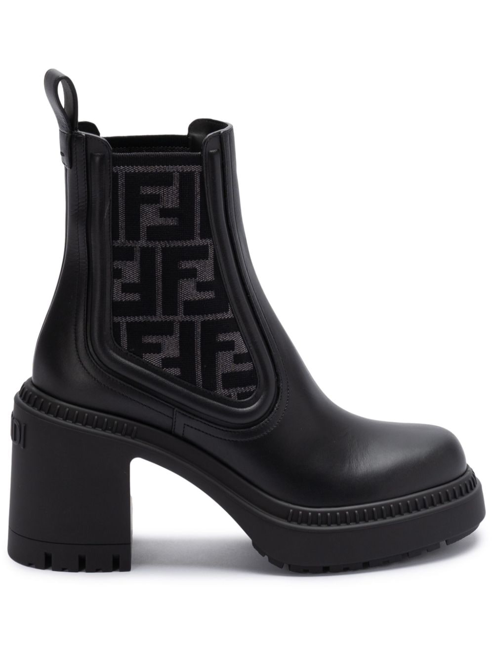Fendi フェンディドミノレザーブーツ - Image 3