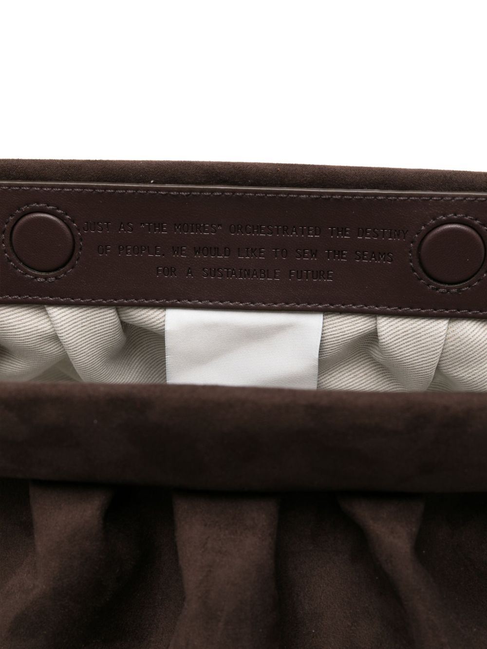 Themoire Themoire 'Bios Suede Clutch - Image 3