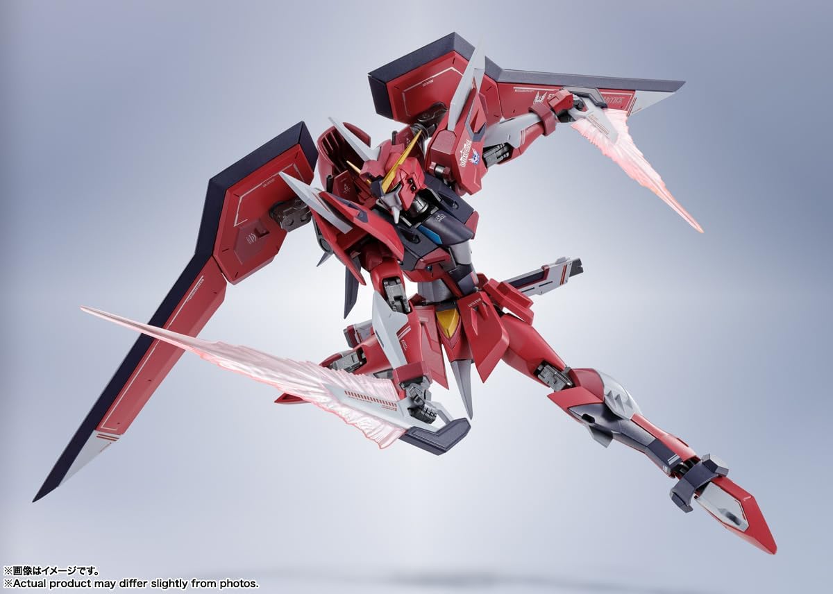 TAMASHII NATIONS Metal Robot Spirits Mobile Suit Gundam SEED FREEDOM Immortal Justice Gundam, Approx. 5.5 inches (140 mm), ABS & PVC & Die-cast, Pre-painted Complete Action Figure
