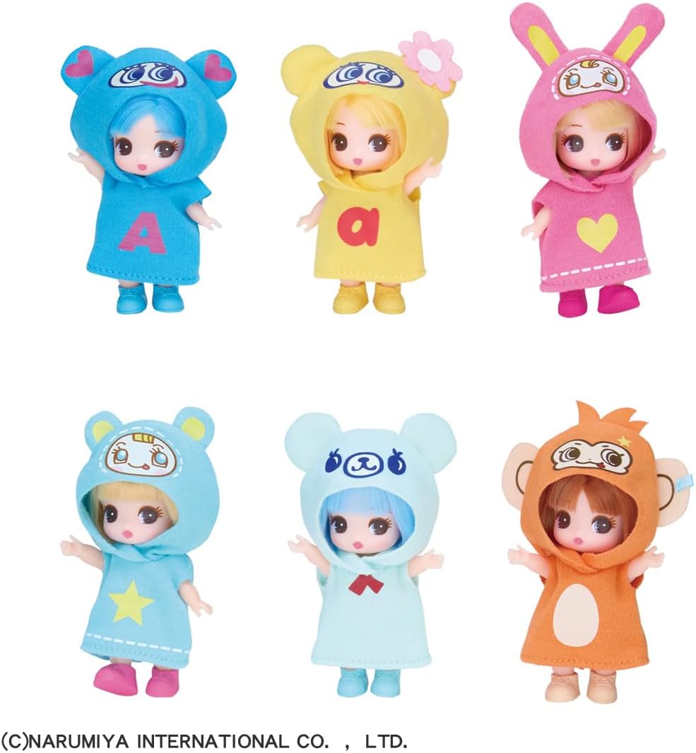 Takara Tomy Licca-chan Doll, Narmiya Characters Collection, Changeable Dress-up, Pretend Play, Toy for Ages 3 and Up