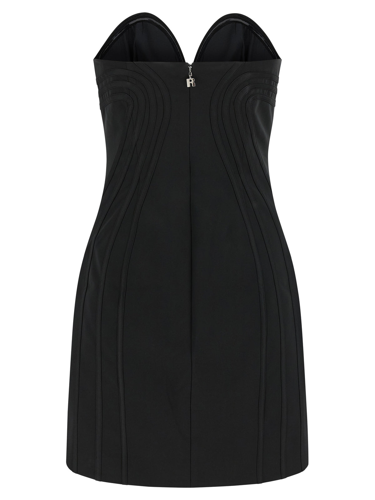 Rotate Birger Christensen「Satin Mini」ドレスを回転させます - Image 3