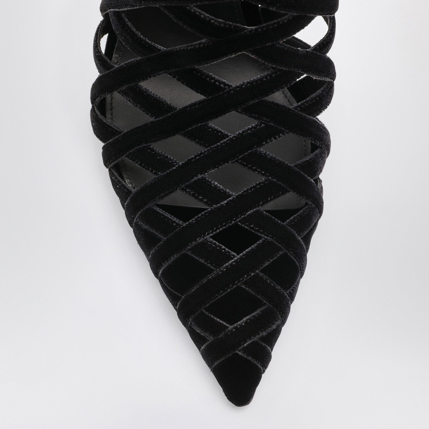 Aquazzura Black PerforatedDécolletéとZip - Image 3