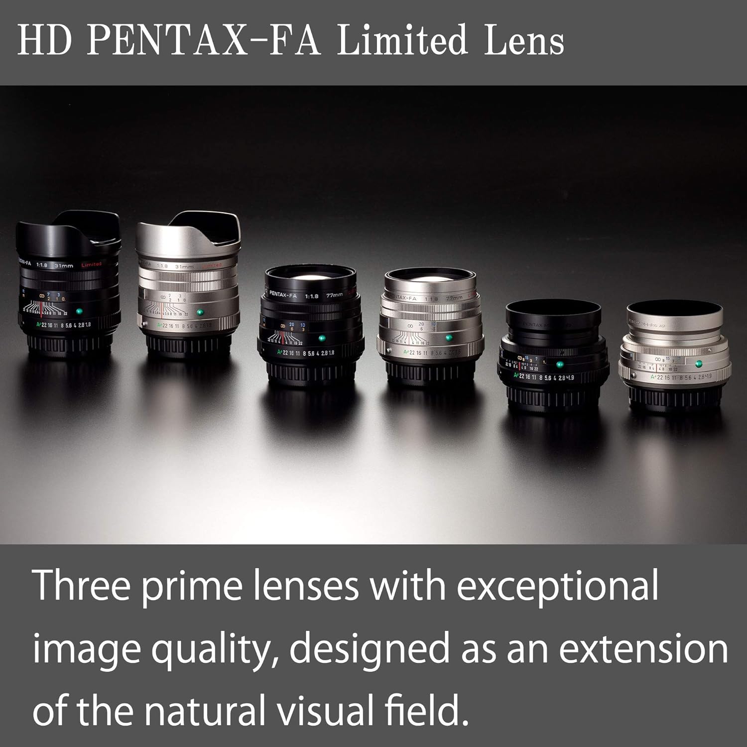 Pentax HD 77mmF1.8 Limited Silver Medium Telephoto Prime Lens with High Performance HD Coating Round Diaphragm (27890)
