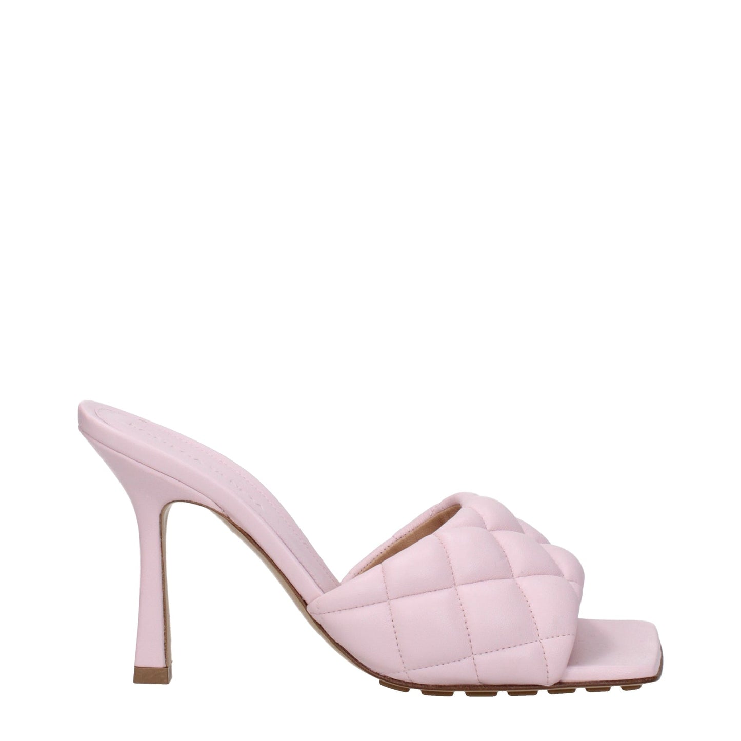 Bottega Veneta Sandals Women Pink Leather/Cameo - Image 3
