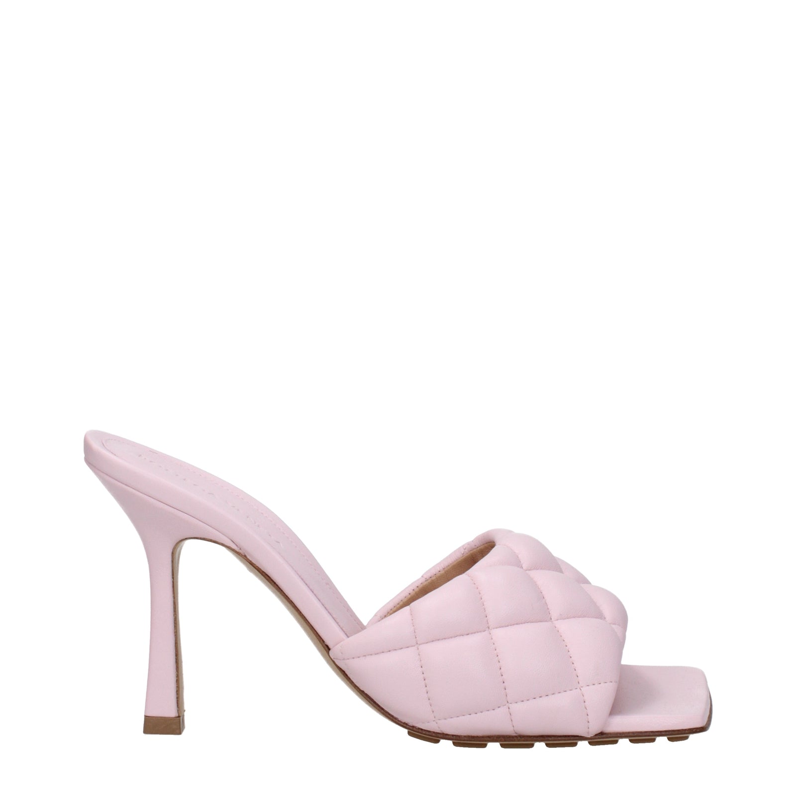 Bottega Veneta Sandals Women Pink Leather/Cameo - Image 3