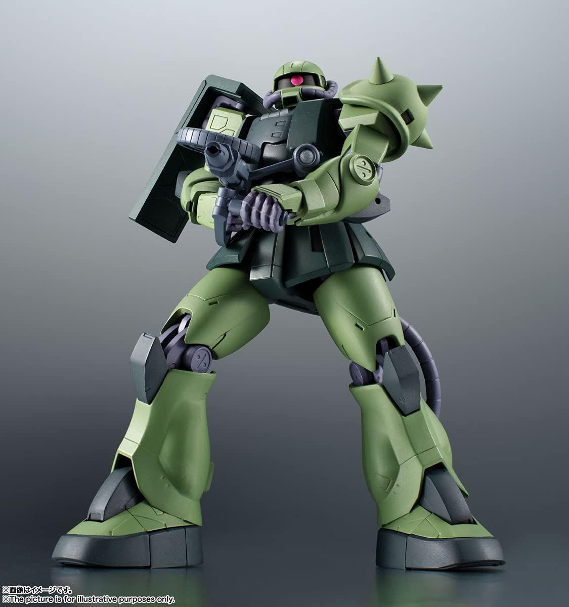 Robot Spirits BAS62984 Mobile Suit Gundam 08th MS Platoon [SIDE MS] MS-06JC Land Battle Type Zaku II JC Type Version A.N.I.M.E. Approx. 4.9 inches (125 mm), PVC & ABS Pre-painted Action Figure