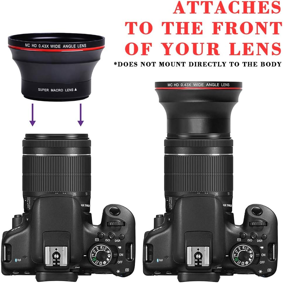 Tectra 0.43x Professional HD Wide Angle Lens (Macro)