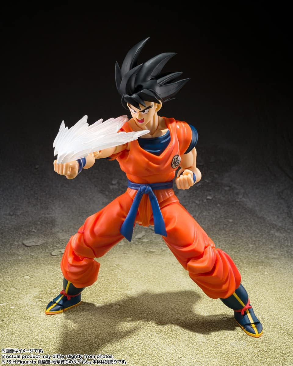BANDAI SPIRITS S.H. Figuarts Dragon Ball Z Son Goku Effect Parts Set, Approx. 5.5 inches (140 mm), ABS & PVC Pre-painted Action Figure