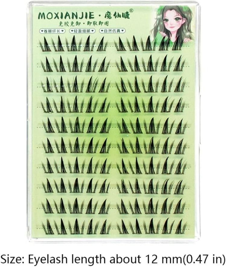 Eyelash Extensions Soft Natural Cartoon Eyes False Eyelashes New Self Adhesive Lash Cluster Eye Makeup