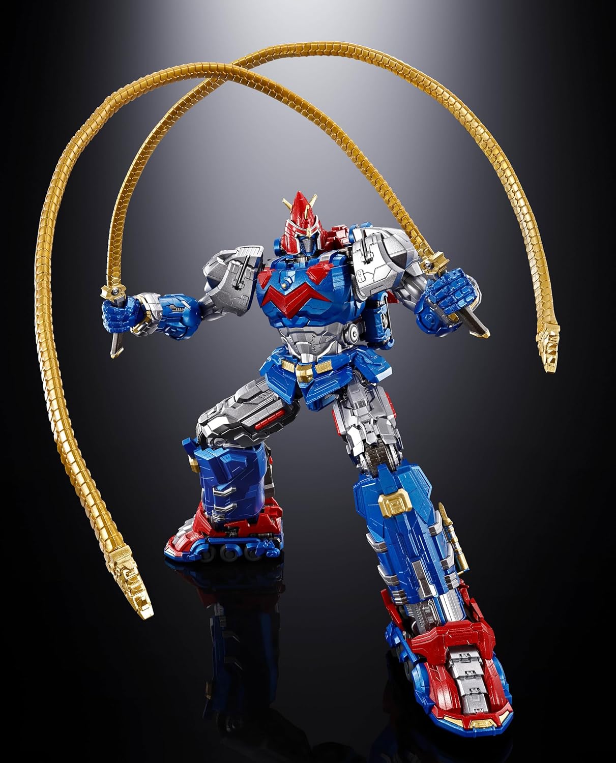 Tamashi Nations Soul of Chogokin Vorteus V Legacy GX-118 Voltes V V D Approx. 9.4 inches (240 mm) Die-Cast ABS & PVC Pre-Painted Action Figure
