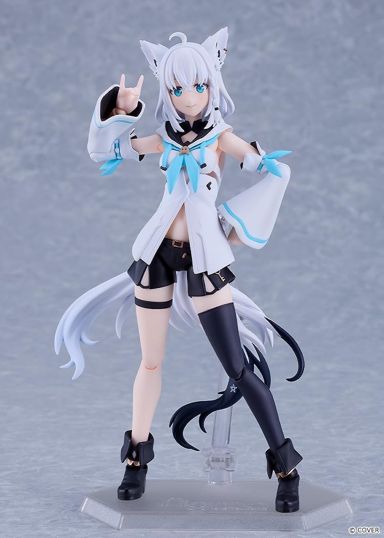 Max Factory Figma Holo Live Productions Fubuki Shirakami Non-Scale Plastic Pre-Painted Action Figure