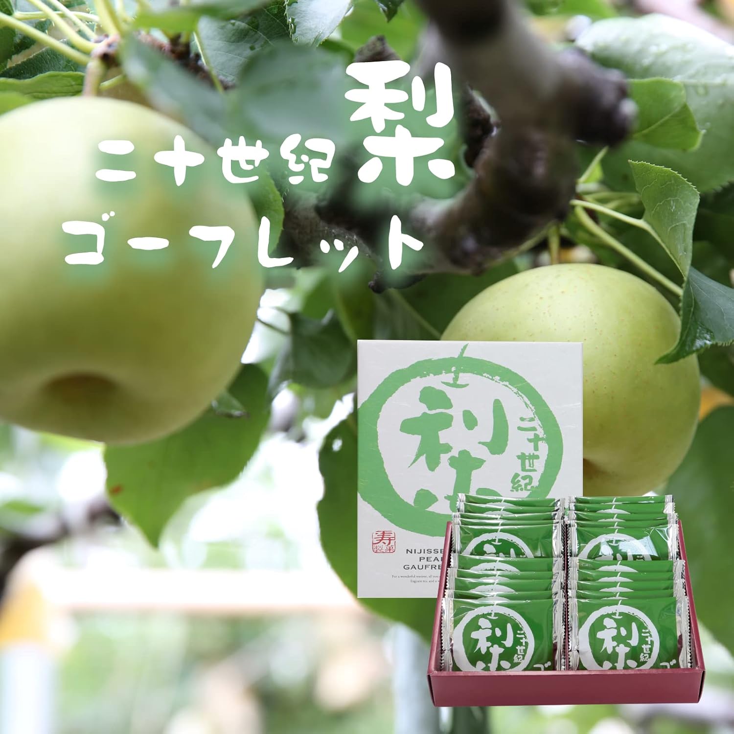 Kotobuki Seika 20th Century Pear Gofrett (10 Pieces)
