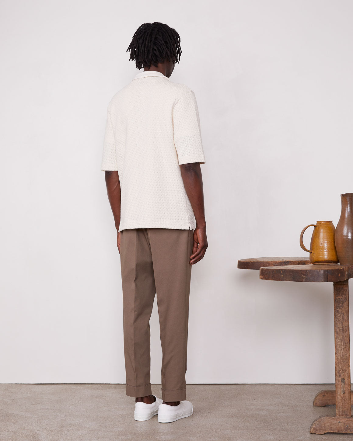 Off Officine Generale T Shirts And Polos Beige - Image 3