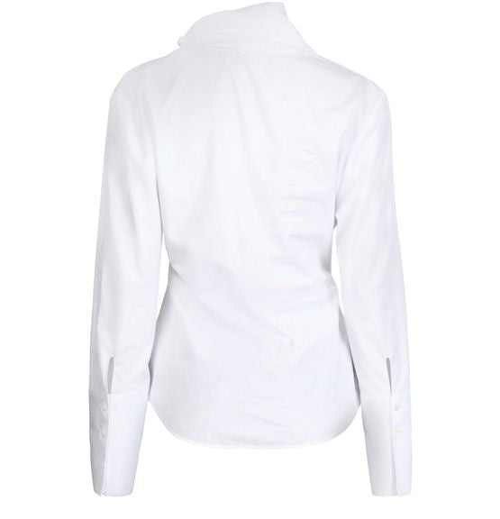 COURREGES Knotted poplin blouse - Image 3