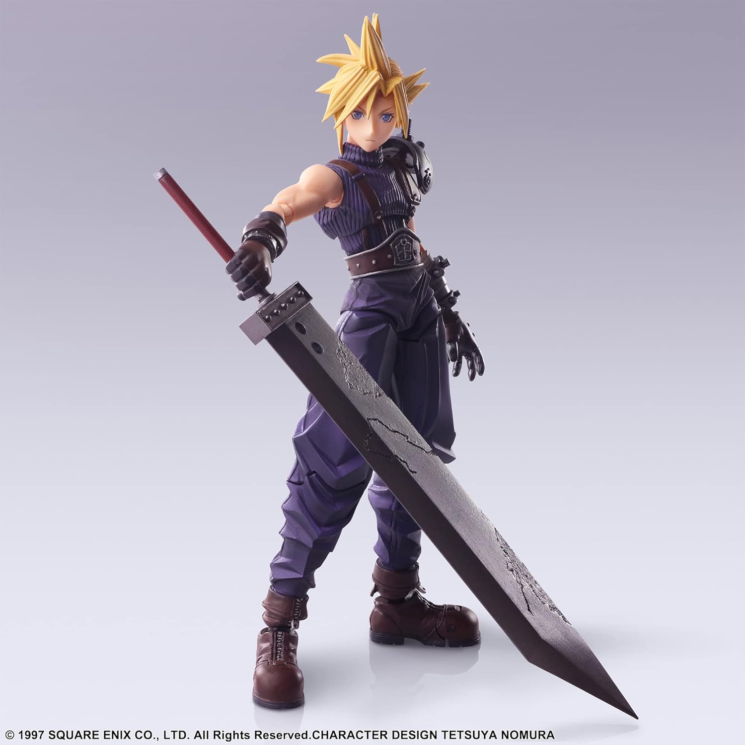 Final Fantasy VII Bling Arts Cloud Strife PVC Pre-Painted Action Figure