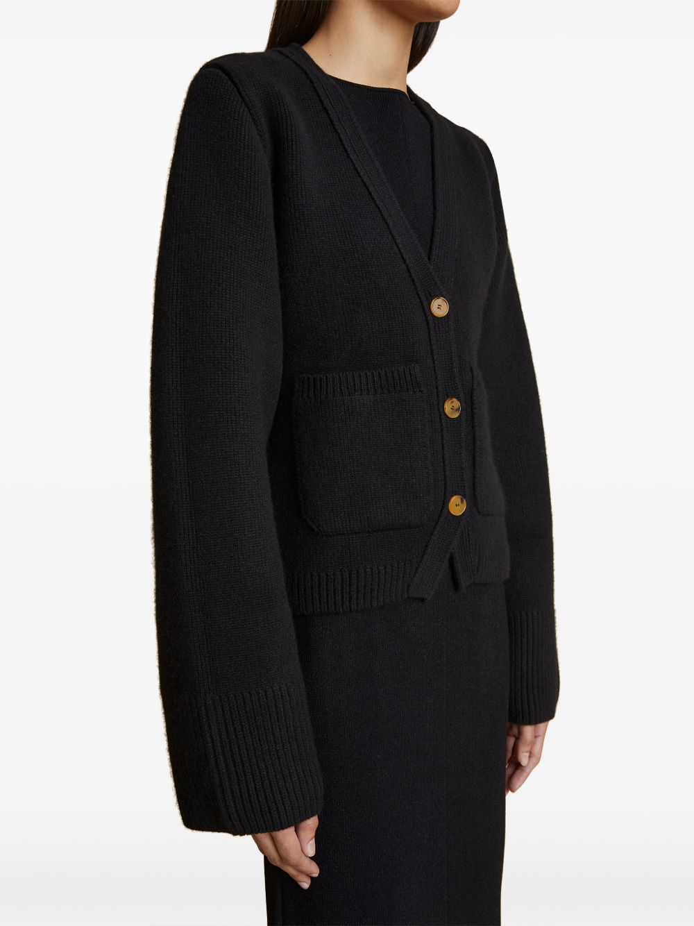 Khaite Khaite Scarlet Cashmere Cardigan - Image 3