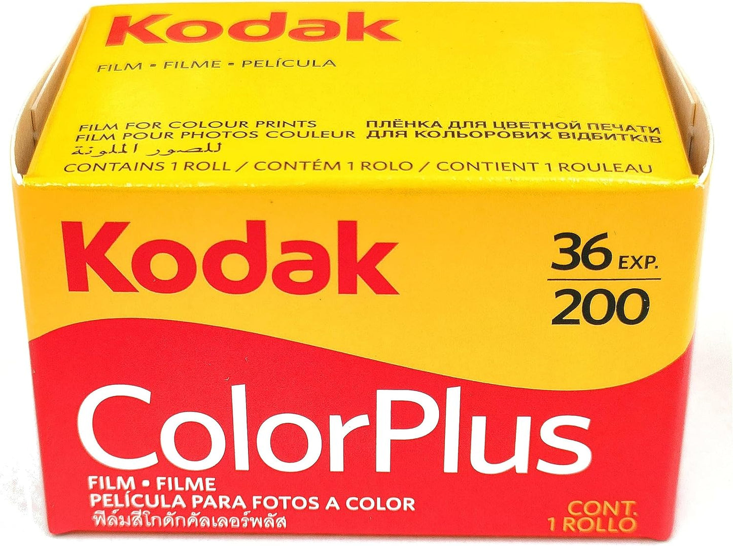 Kodak Color Plus Color Negative Film, 200-135-36 Sheets