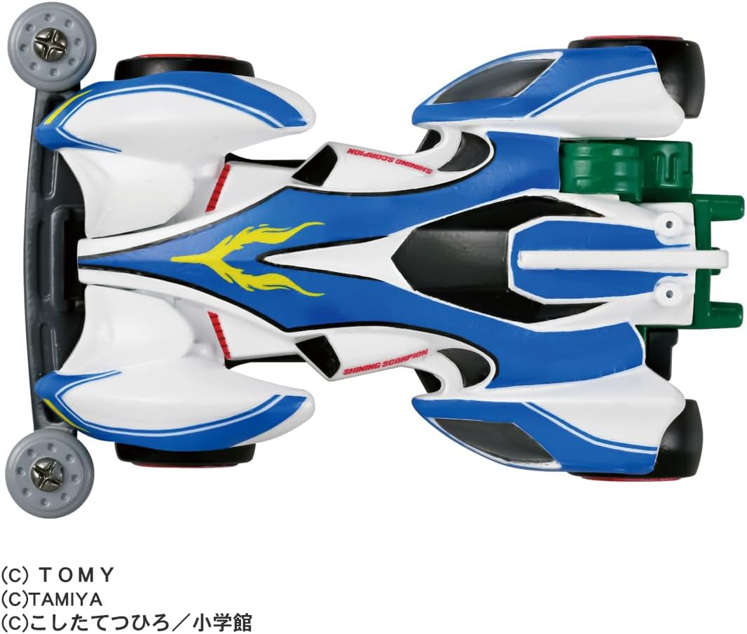 Takara Tomy Tomica Premium Unlimited Bakusou Kyoudai Let's & Go!! Mini 4WD Shining Scorpion Toy Mini Car, Ages 6 and Up