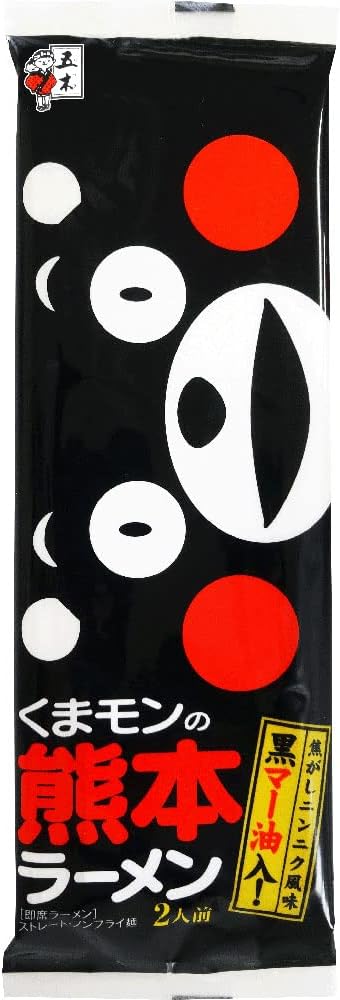 Itsuki Foods Kumamon Kumamoto Ramen, 6.2 oz (176 g) x 10 Packs