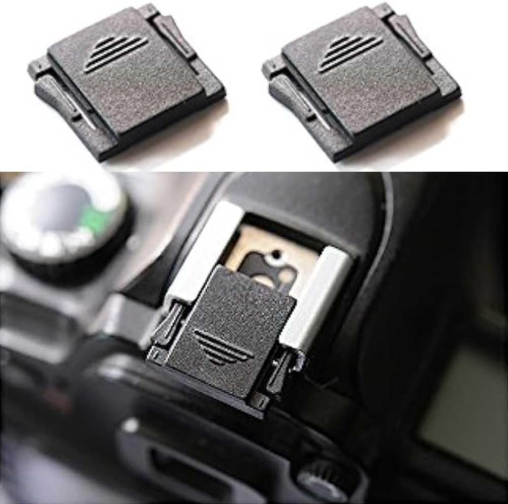 2 Pack Camera Hot Shoe Cover for Canon Nikon Panasonic Fujifilm Olympus Sigma Pentax Sigma DSLR SLR EVIL SLR 2 Pack
