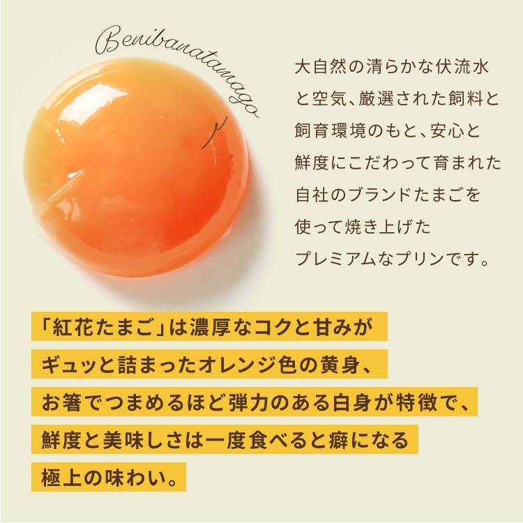 Gift Pudding (Ufuf Garden Scalloped Raw Pudding) Dessert, Sweets, Gift, Ordered Sweets (Gift Japanese Pudding, 6 Pieces)