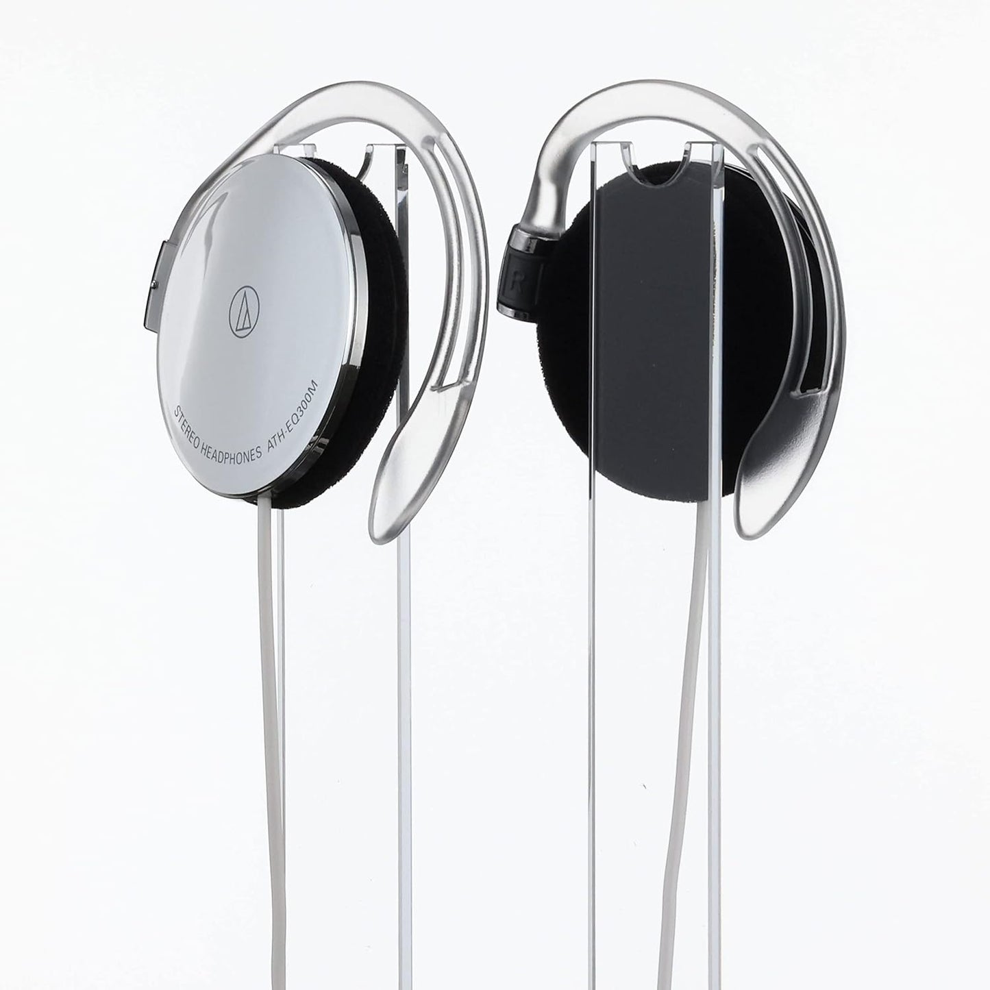 Audio Technica Ear Fit Headphones, Ear Hook Silver ATH-EQ300M SV