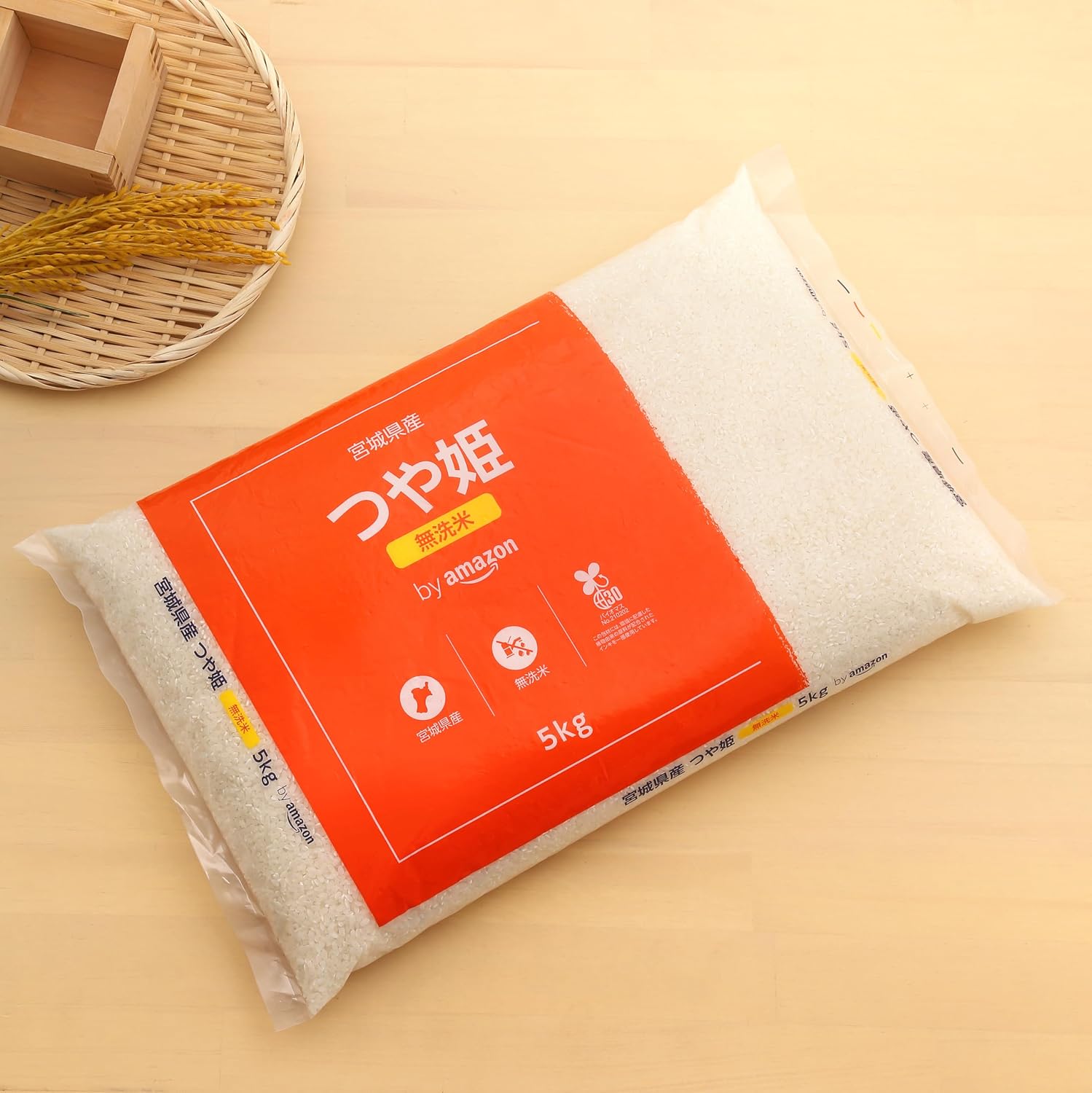 by Miyagi-grown Tsuyahime Unwashed Rice, 11 lbs (5 kg), Reiwa 7 Crop