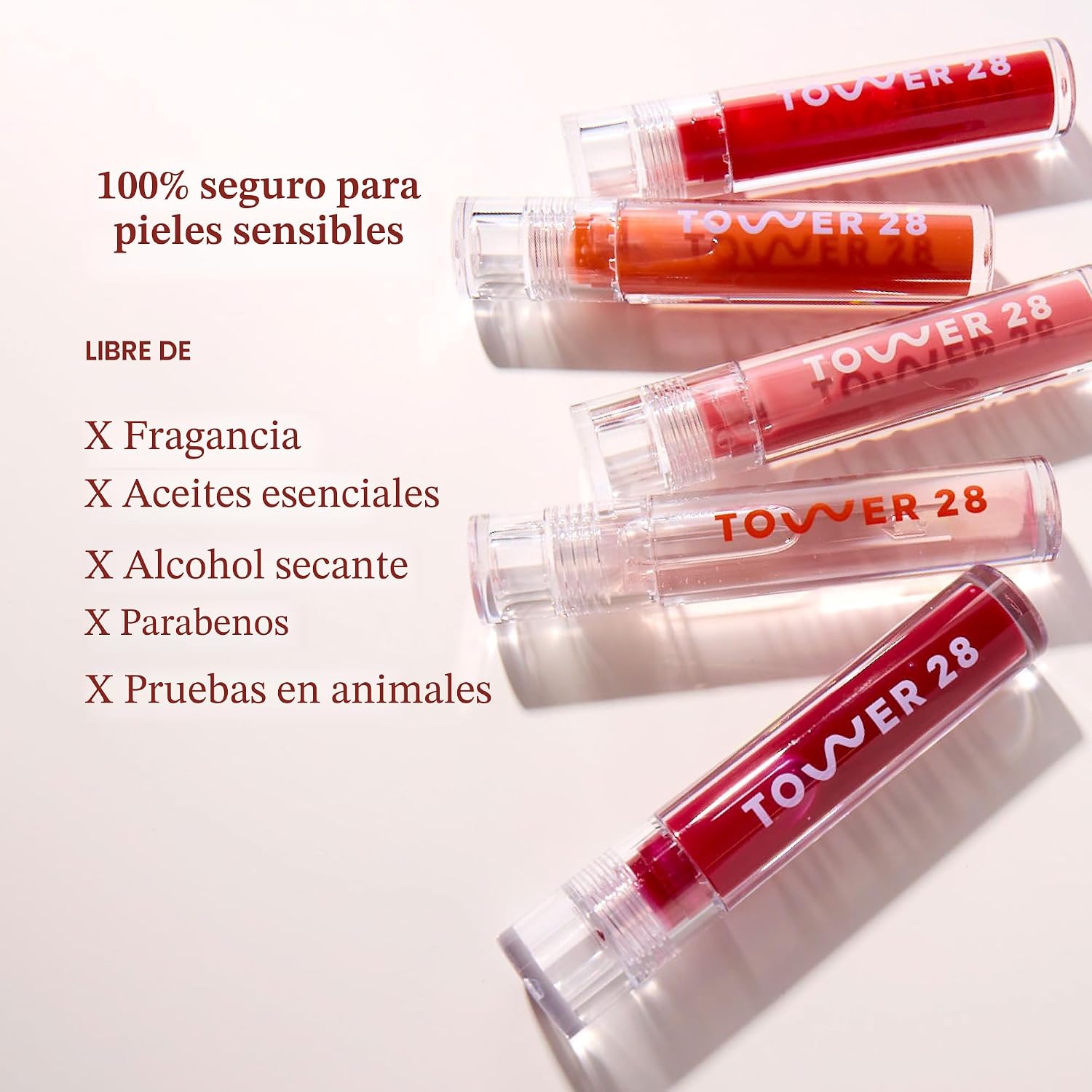 Tower 28 ShineOn - Jalea de labios lechosa, PISTACHIO, antiadherente, brillo labial vegano hidratante en rosa nude lechoso, aceite hidratante de albaricoque y semillas de frambuesa, limpio, libre de