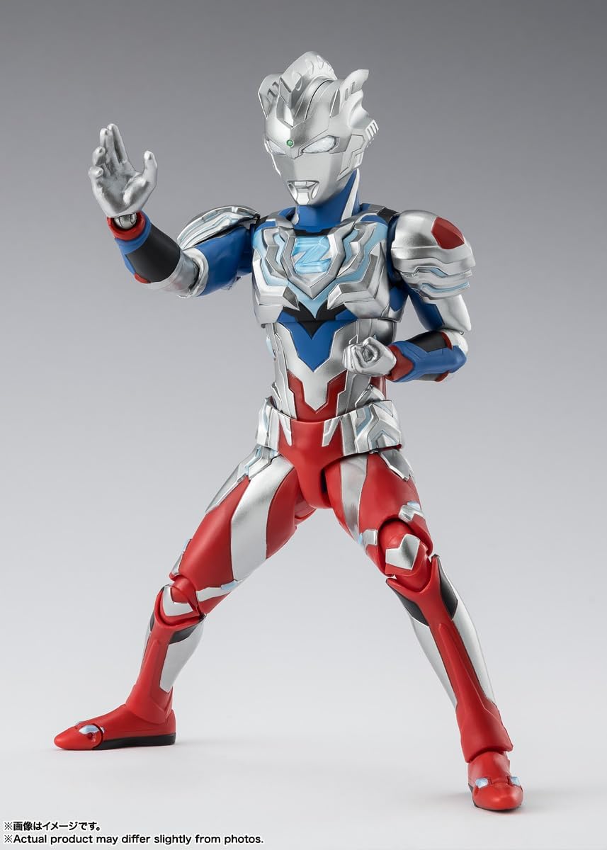TAMASHII NATIONS S.H. Figuarts Ultraman Z Ultraman Zett Alpha Edge (Ultraman New Generation Stars Ver.), Approx. 5.9 inches (150 mm), PVC & ABS Pre-painted Action Figure